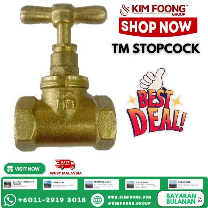 TM STOPCOCK 20MM