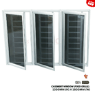 casement window 1200mm X 1800mm